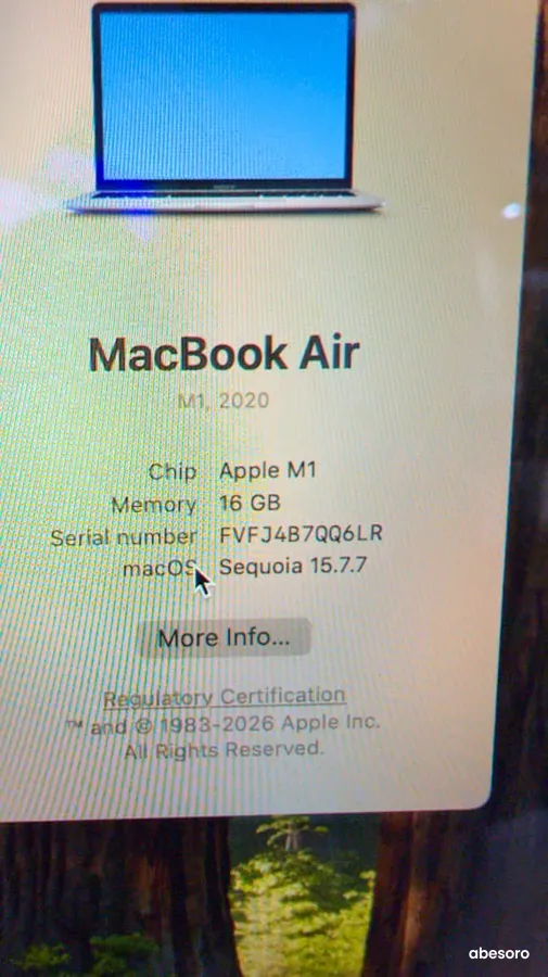 🍎 MacBook Air M1 (2020) (image 2)