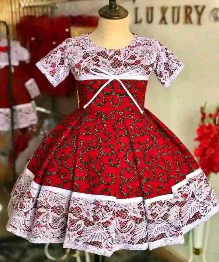 Jolies robes de princesses en wax basin et brodé (image 3)