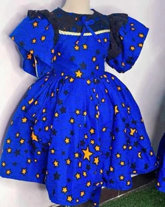 Jolies robes de princesses en wax basin et brodé