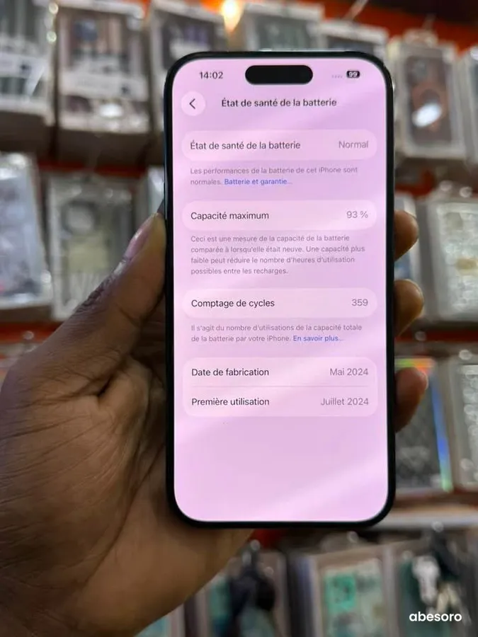 iPhone 15 pro 128 Go 1 SIM (image 7)