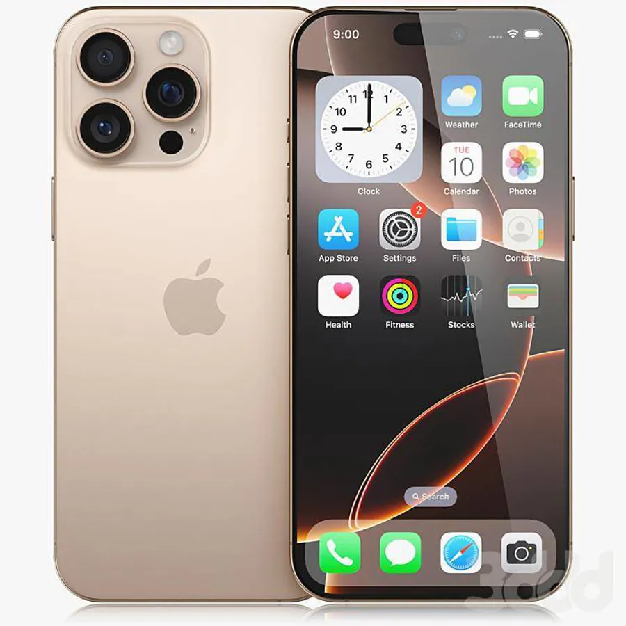 Iphone 16 PRO MAX 256 GO couleur TITANE SABLE (image 1)