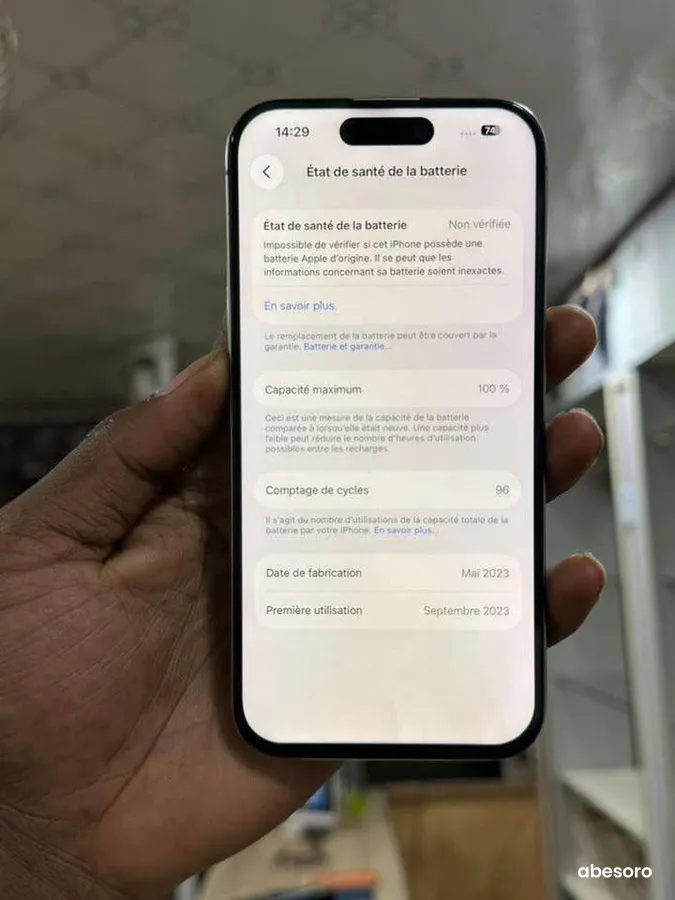 iPhone 15 pro 256 Go (image 7)