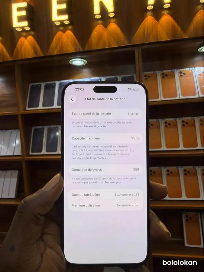 iPhone 15pro Max 256go (image 3)